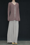 SWAYING/KNIT seamless halter neck long skirt SW24SS2L17 almond color PS68